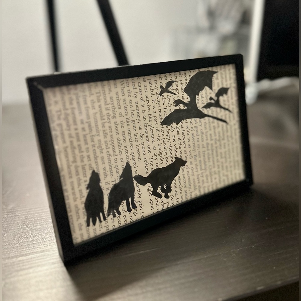 Book Page “Game of Thrones” Art (Handmade)